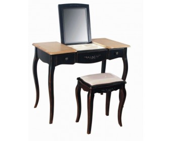 Макияжный столик с зеркалом ST9109N (черный сапфир)