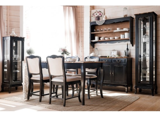 Витрина (низкая) ST9119N (черный сапфир)