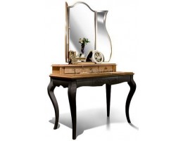 Стол туалетный Соната с зеркалом тюльпан ММ-283-06