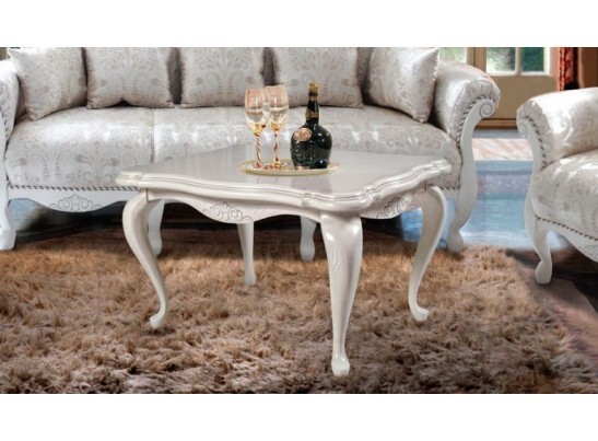 Стол журнальный с декором Грация ММ-184-04