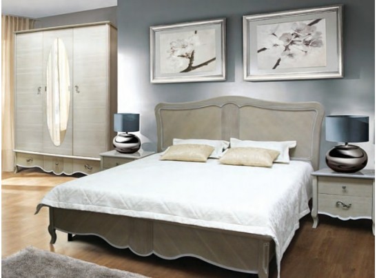 Тумба прикроватная Лаура с двумя ящиками ММ-267-03