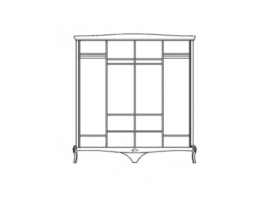 Спальня Мокко из натурального дерева, цвет изабелла