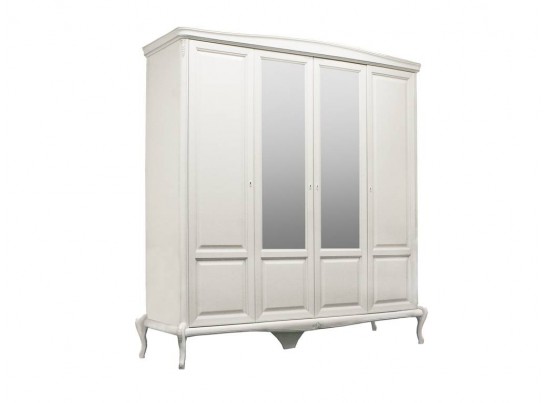 Шкаф для одежды Мокко в двух цветах четырехдверный ММ-316-01/04Б