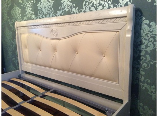 Кровать Лика с ножной спинкой, цвет белая эмаль ММ-137-02/12 Кровать Лика с ножной спинкой, цвет белая эмаль ММ-137-02/12