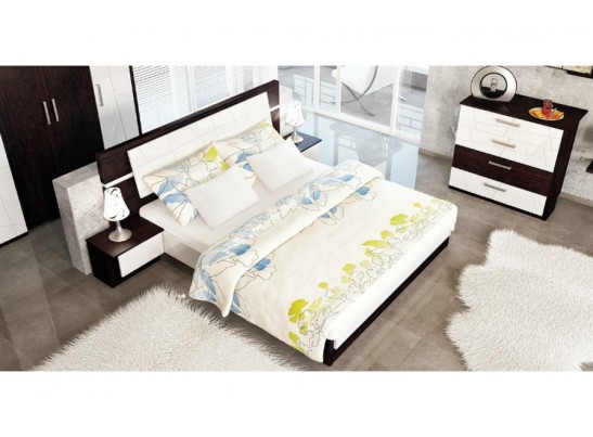 Секция Барселона МН-115-02, дуб ниагара/белый глянец