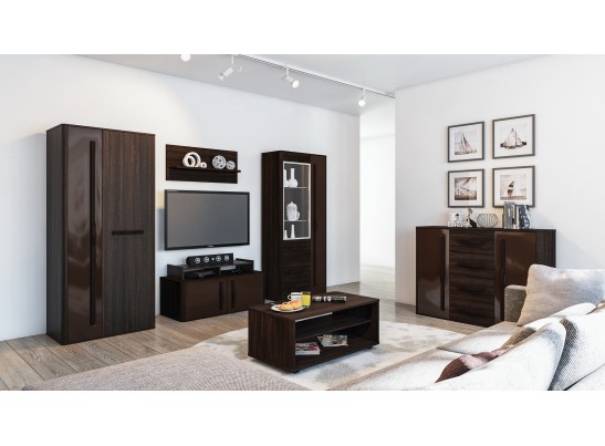 Полка прямая Браво МН-127-11, орех шоколадный