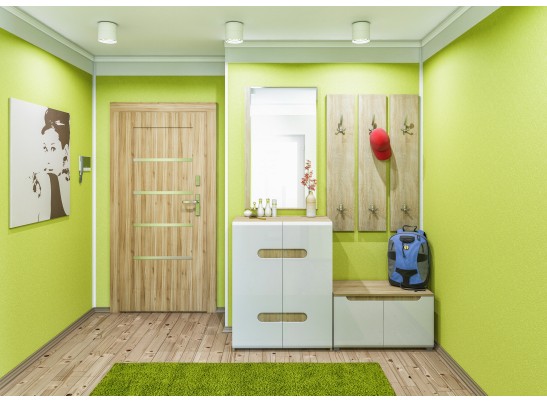 Тумба в прихожую Леонардо МН-026-34, белый