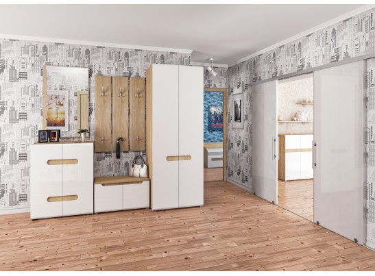 Тумба в прихожую Леонардо МН-026-34, белый