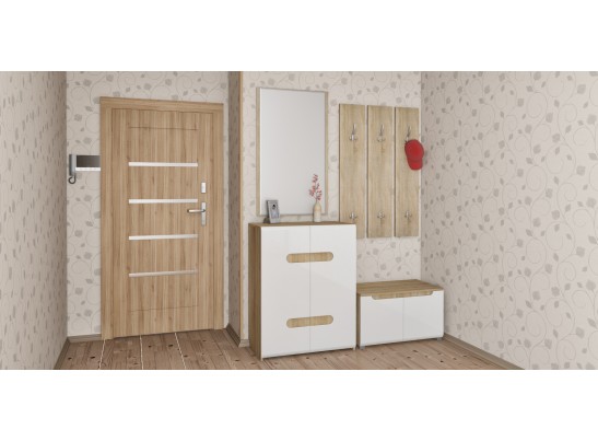 Тумба для обуви Леонардо МН-026-17, белый