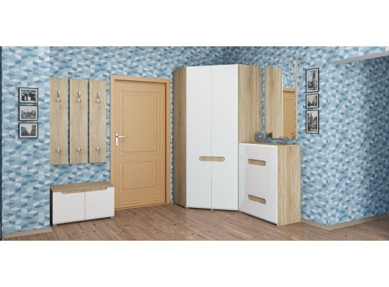 Тумба для обуви Леонардо МН-026-17, белый