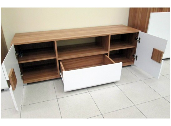 Стенка в гостиную Леонардо МН-026, белый