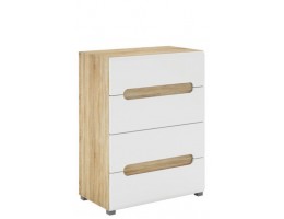 Тумба 4 ящика Леонардо МН-026-07, белый