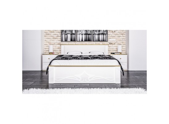 Тумба прикроватная Либерти МН-313-02, белый глянец