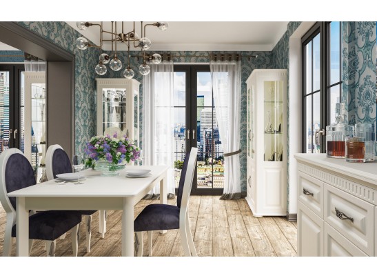 Шкаф комбинированный Марсель МН-126-19/(1)