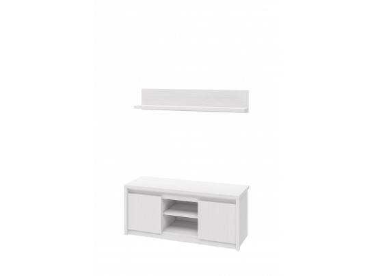 Полка настенная Палермо МН-033-08, белый