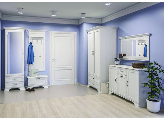 Шкаф двухстворчатый Юнона МН-132-05, белый