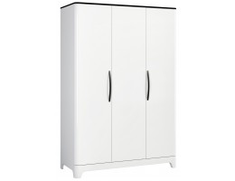 Шкаф для одежды Верона МН-024-03, белый глянец