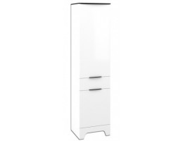 Шкаф комбинированный Верона МН-128-08, белый глянец