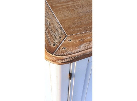 Комод с ящиками DF803 H03+S2-1, топ шато/белый