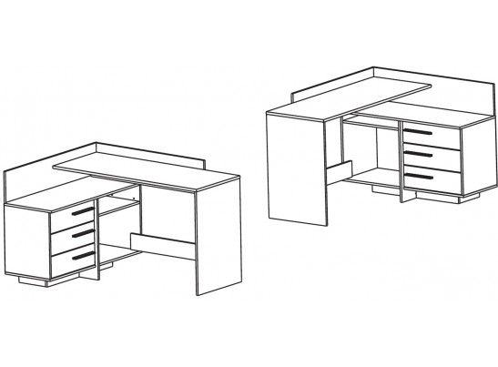 Стол компьютерный iWork 02