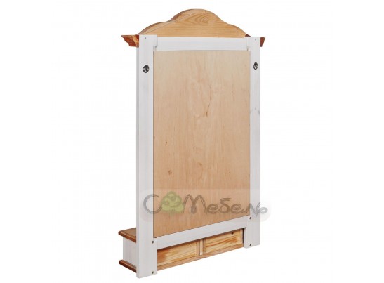 Полка-зеркало модель Синди (массив)