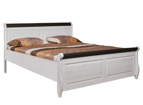 Кровать двуспальная Мальта М без ящика - 180х200 (массив)