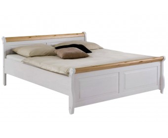 Кровать двуспальная Мальта без ящика - 140х200 (массив) 