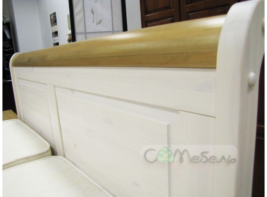 Кровать двуспальная Мальта без ящика - 160х200 (массив)