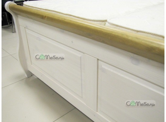 Кровать двуспальная Мальта без ящика - 160х200 (массив)