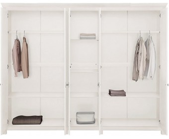 Шкаф для одежды "Рауна" 50 (белый воск УКВ)
