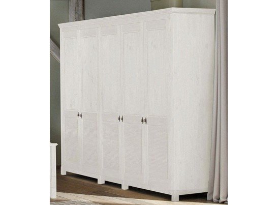 Шкаф для одежды "Рауна" 50 (белый воск УКВ)