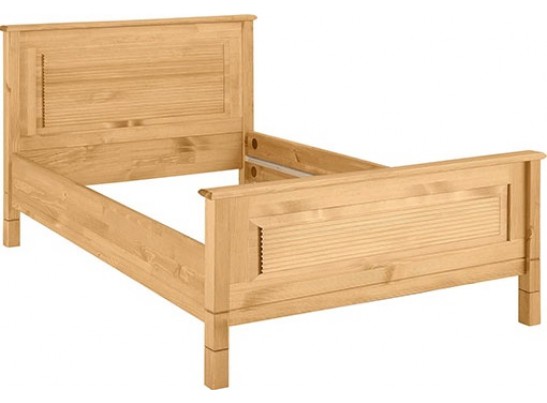 Кровать "Рауна" 140x200 (бейц/масло)