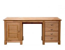 Стол письменный 2-тумбовый Рауна-14 (бейц/масло)