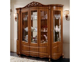 Витрина 5-дверная Аллегро орех