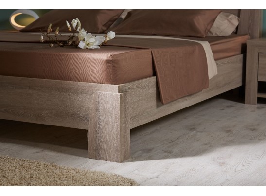 Кровать двуспальная Гарда, дуб