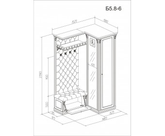 Прихожая Благо Б 5.8-6