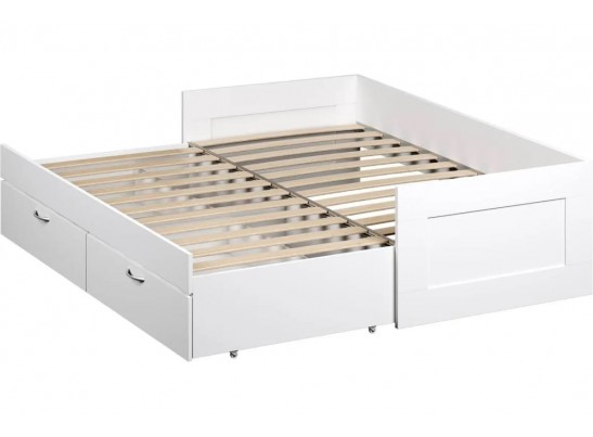 Кровать двуспальная раздвижная с ящиками СИРИУС в Набережных Челнах