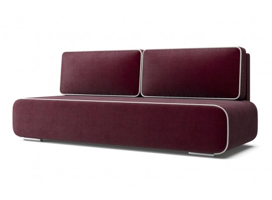 Диван прямой Уно, Тёмно-вишнёвый Диван прямой Уно, Тёмно-вишнёвый