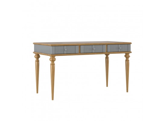 Стол письменный "Рандеву" 003 (белый, серый) в Набережных Челнах