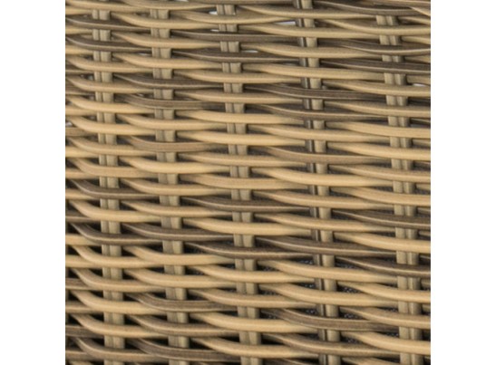 "Равенна" плетеное кресло из искусственного ротанга, цвет соломенный с серой подушкой в Набережных Челнах