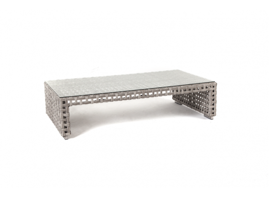 "Тито" кофейный столик плетеный, цвет серый в Набережных Челнах