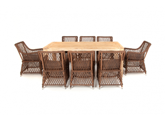 "Витория" обеденная группа плетеная, цвет коричневый в Набережных Челнах