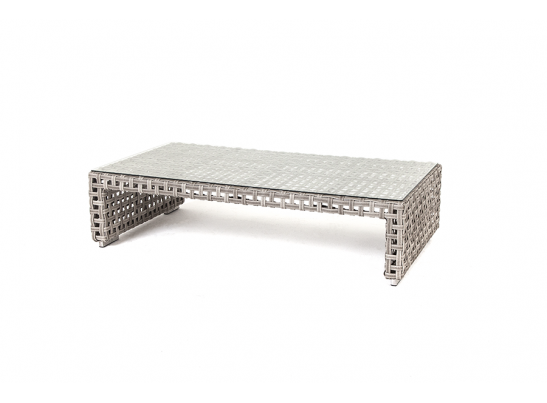 "Тито" кофейный столик плетеный, цвет серый в Набережных Челнах