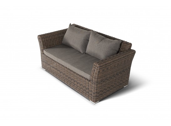 "Капучино Дабл" лаунж-зона из искусственного ротанга, цвет коричневый в Набережных Челнах