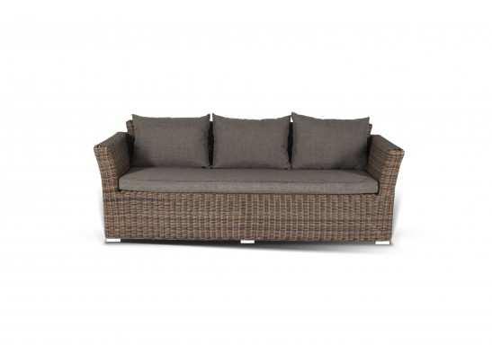 "Капучино Дабл" лаунж-зона из искусственного ротанга, цвет коричневый в Набережных Челнах