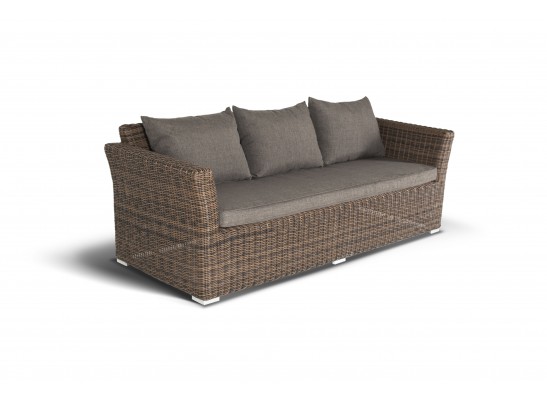 "Капучино Дабл" лаунж-зона из искусственного ротанга, цвет коричневый в Набережных Челнах