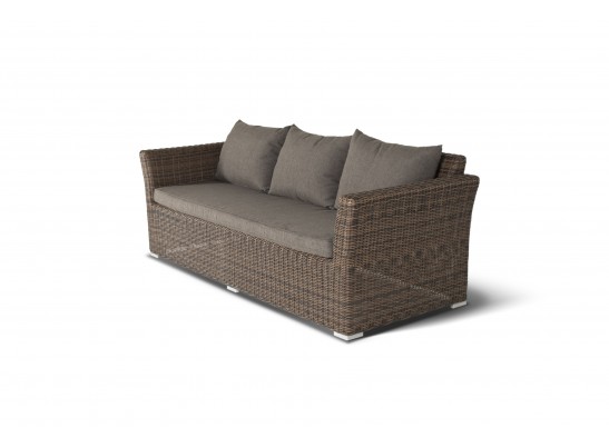 "Капучино Дабл" лаунж-зона из искусственного ротанга, цвет коричневый в Набережных Челнах