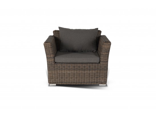 "Капучино Дабл" лаунж-зона из искусственного ротанга, цвет коричневый в Набережных Челнах