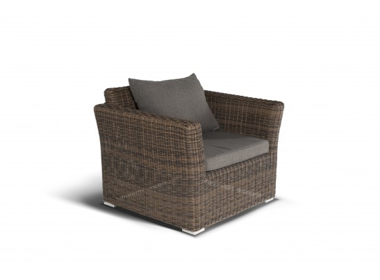 "Капучино Дабл" лаунж-зона из искусственного ротанга, цвет коричневый в Набережных Челнах