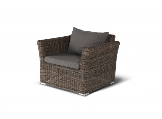 "Капучино Дабл" лаунж-зона из искусственного ротанга, цвет коричневый в Набережных Челнах